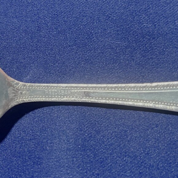 Vintage Reed and Barton OLD LONDON PAIR of 2 Dinner Forks 7-1/8" Silverplate - Picture 3 of 3